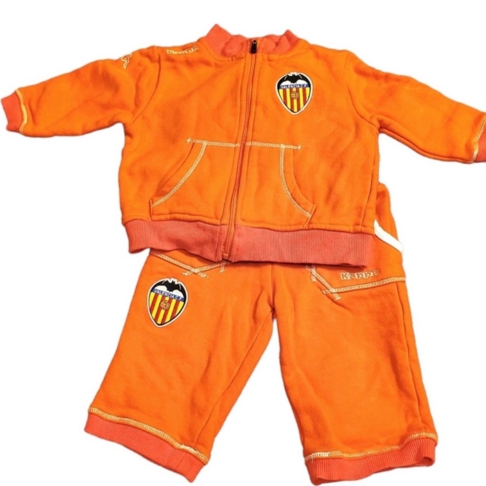 Kappa Valencia C.F Sweatsuit 12M Orange Kappa